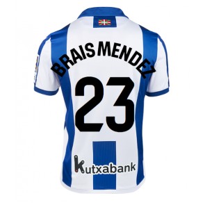 Billiga Real Sociedad Brais Mendez #23 Hemmatröja 2024-25 Kortärmad